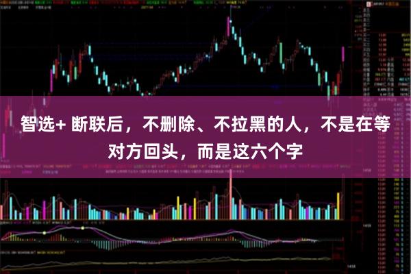 智选+ 断联后，不删除、不拉黑的人，不是在等对方回头，而是这六个字